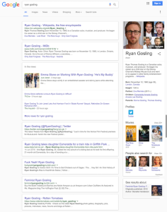 Person Googles Ryan Gosling Again